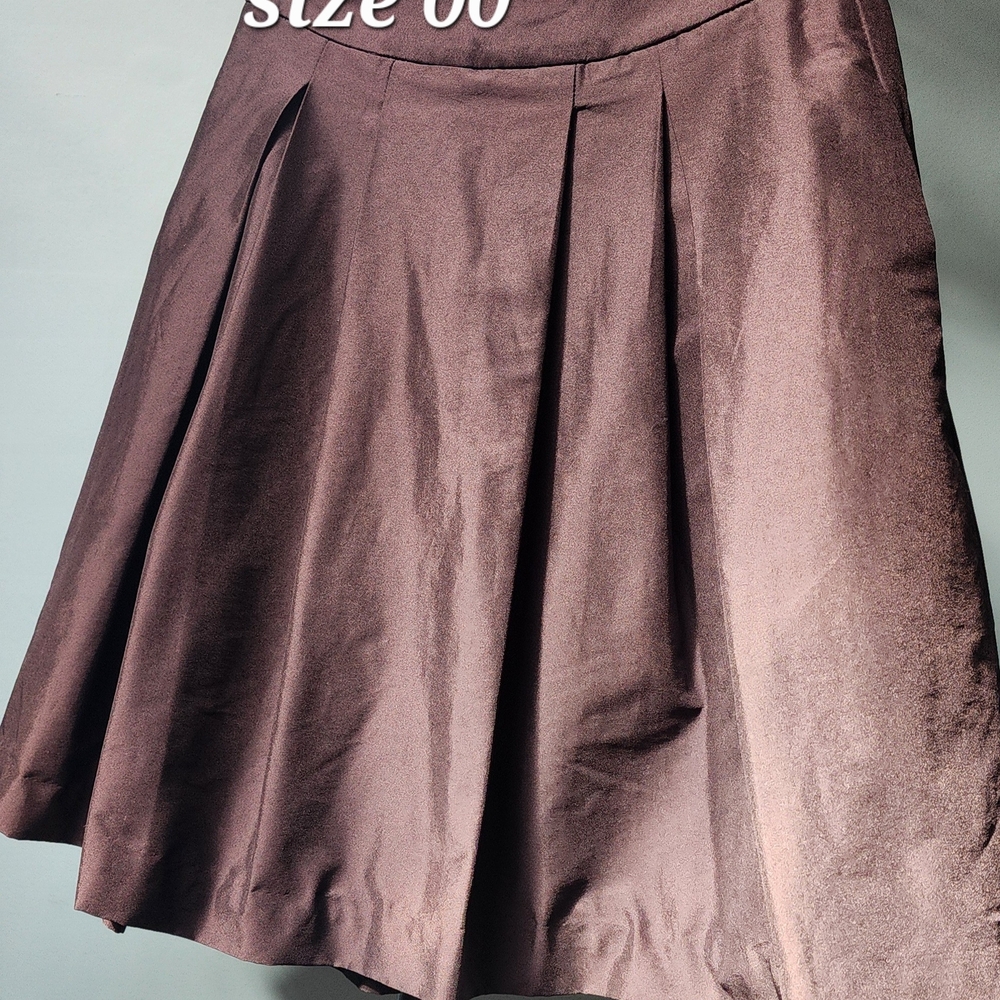 Elegant Brown Women's Skirt (Black&White)